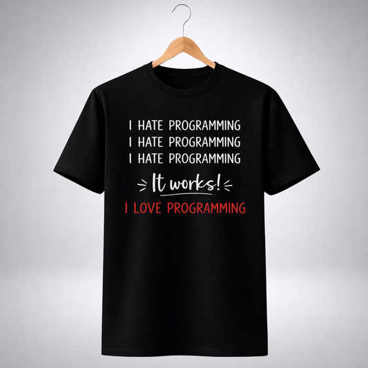 I Love Programming (Regular Fit T-Shirt)
