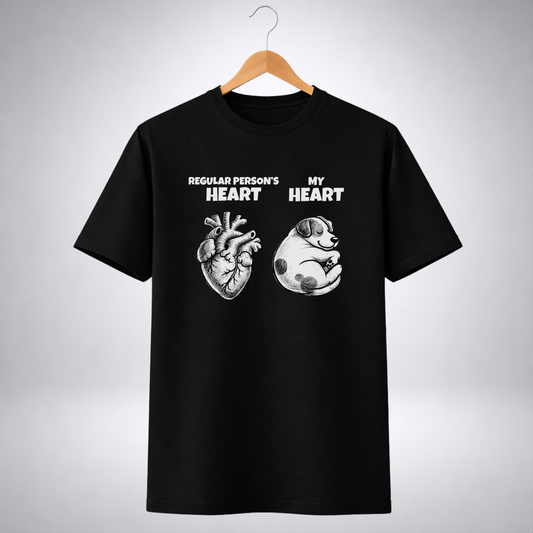 Regular Person's Heart vs My Heart (Regular Fit T-Shirt)