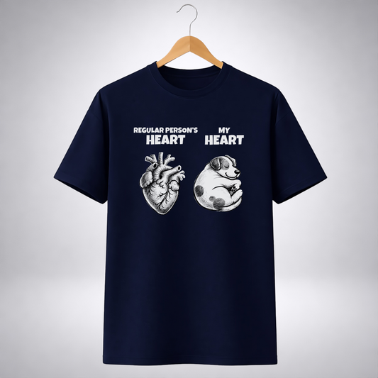Regular Person's Heart vs My Heart (Regular Fit T-Shirt)