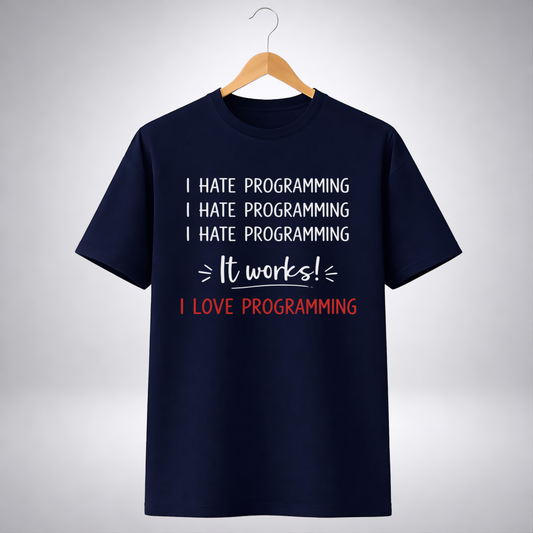 I Love Programming (Regular Fit T-Shirt)